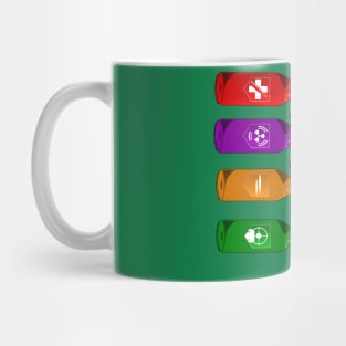 Zombie Perks Take Your Pick on Emerald Green Mug